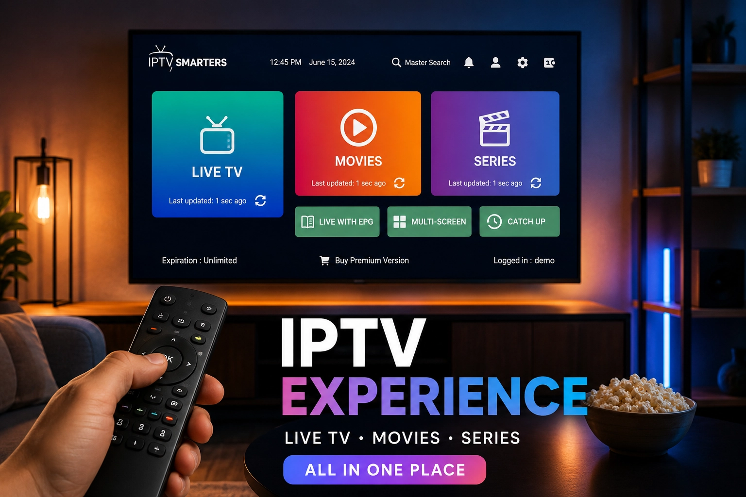 SS IPTV Playlist und M3U Zugangsdaten auf dem Smart TV einrichten